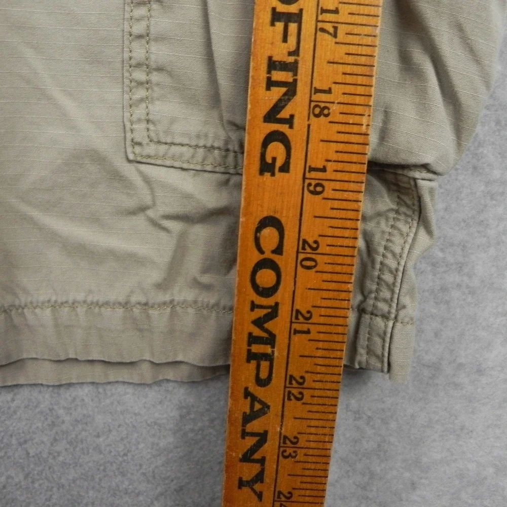 Levi Strauss Cargo Shorts Mens 44 Levi's Khaki Tan Ripstop Cotton Flap Pocket
